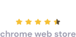 chrome webstore star