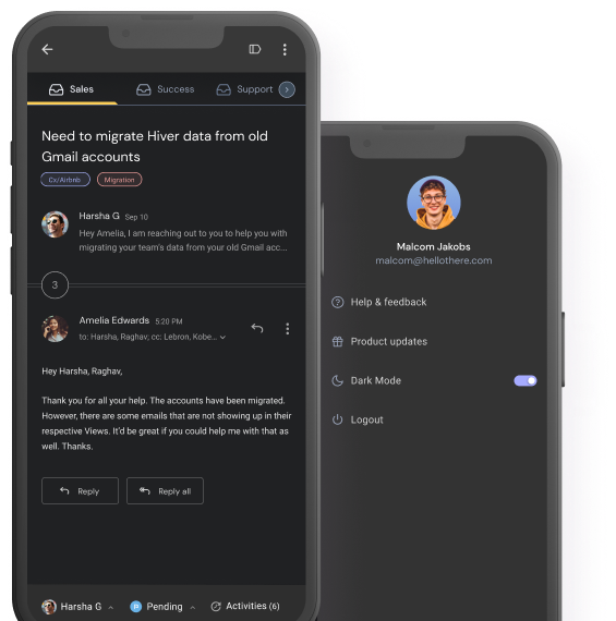 Dark mode
